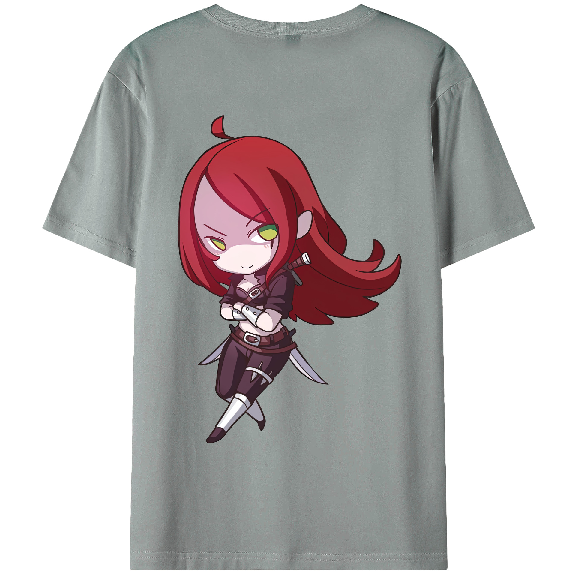 リーグ・オブ・レジェンド League of Legends LOL 綿100％ メンズ半袖Tシャツ（バックプリント） 通気性